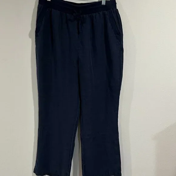 Michael Stars Nolan Pull on Linen Pant Size L - Picture 6 of 8